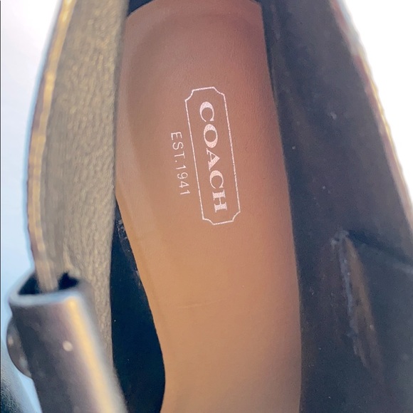 Coach Aliza leather low boot-black size 9.5 - Picture 4 of 12